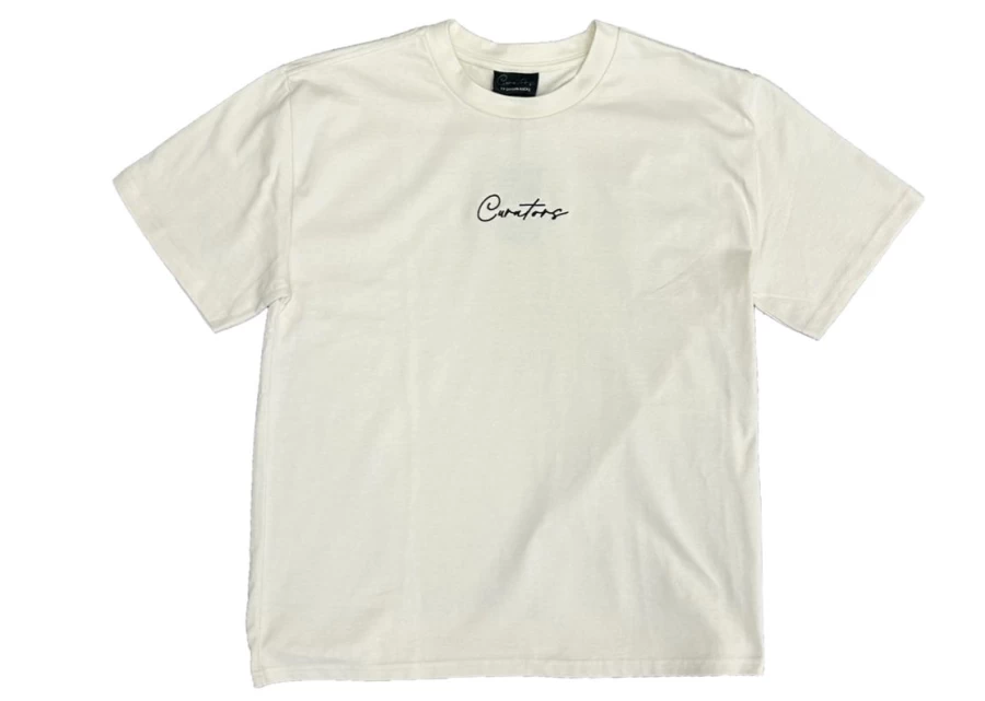 Curators Unisex Eco-Friendly T-Shirt in Ecru - Soft Cotton Casual Tee