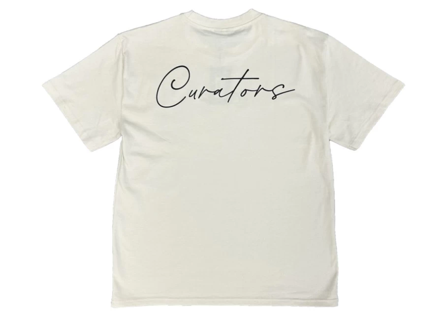 Curators Unisex Eco-Friendly T-Shirt in Ecru - Soft Cotton Casual Tee