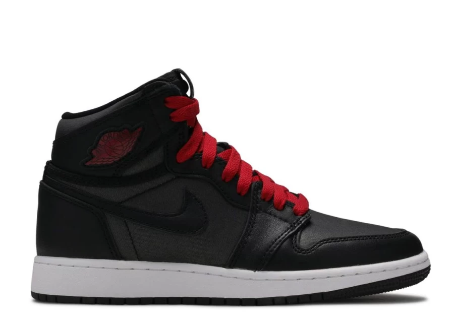 Air Jordan 1 Retro High 'Black Gym Red' Kids GS Basketball Shoes
