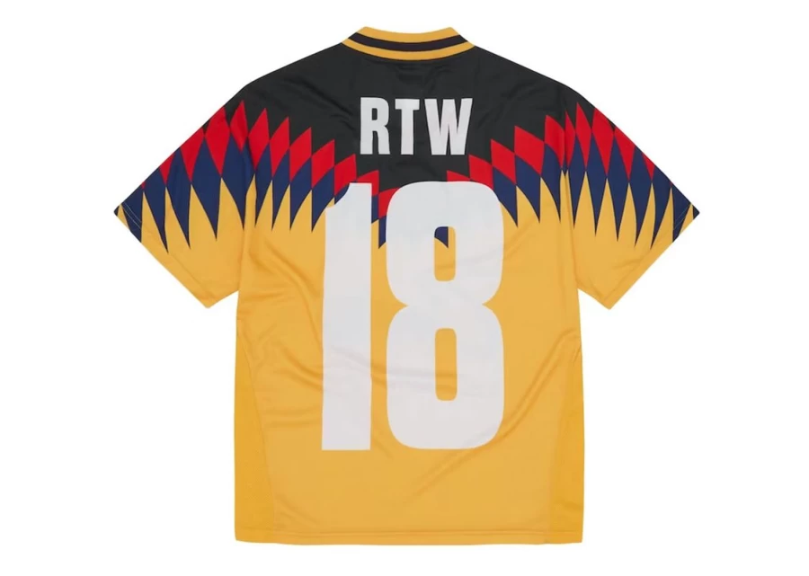 Corteiz Unisex Club RTW Football Jersey - Yellow Sports Shirt for Men & Women
