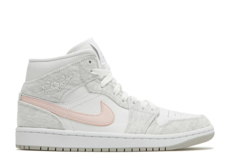 Air Jordan 1 Mid SE 'Light Iron Ore' Women's Sneakers - Nike Basketball Shoes for Women