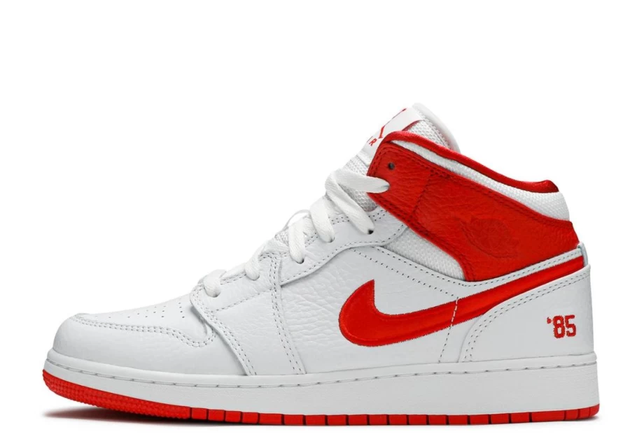 Air Jordan 1 Mid '85' GS Kids' Basketball Shoes - Original Retro Style Sneakers
