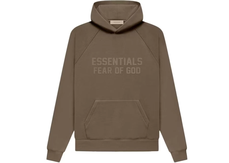 Essentials Unisex Hoodie 'Wood' - Comfortable Cotton Blend Pullover for Men & Women