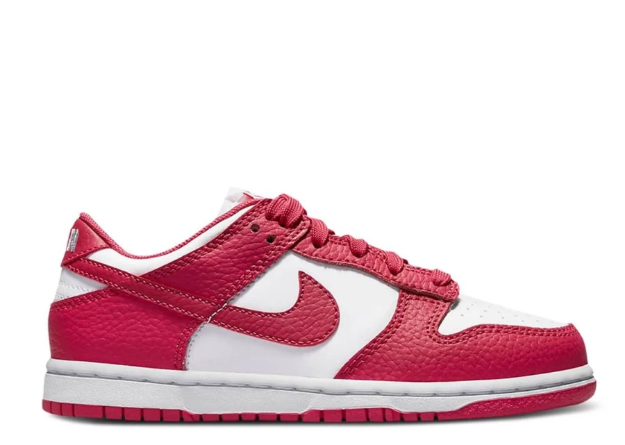Nike Kids Dunk Low Sneakers 'White Gypsy Rose' PS Preschool Size