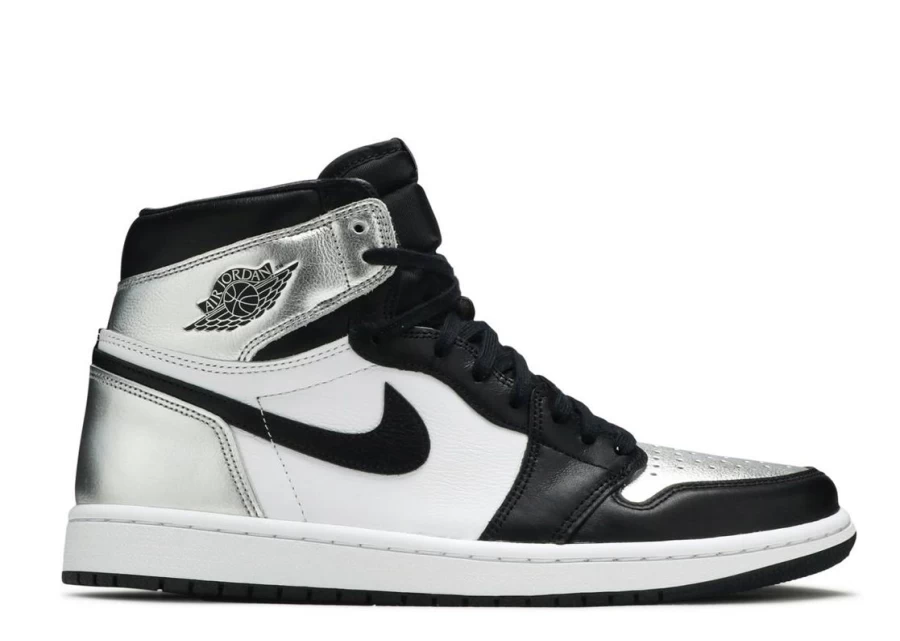 Air Jordan 1 Retro High OG 'Silver Toe' Women's Sneakers