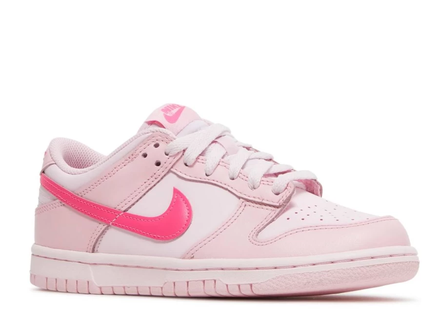 Nike Dunk Low 'Triple Pink' Kids PS (Preschool) Sneakers