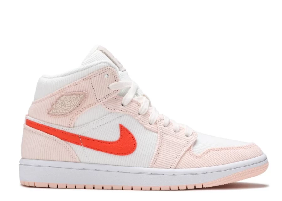 Air Jordan 1 Mid SE 'Corduroy' Women's Sneakers - Premium Corduroy Design