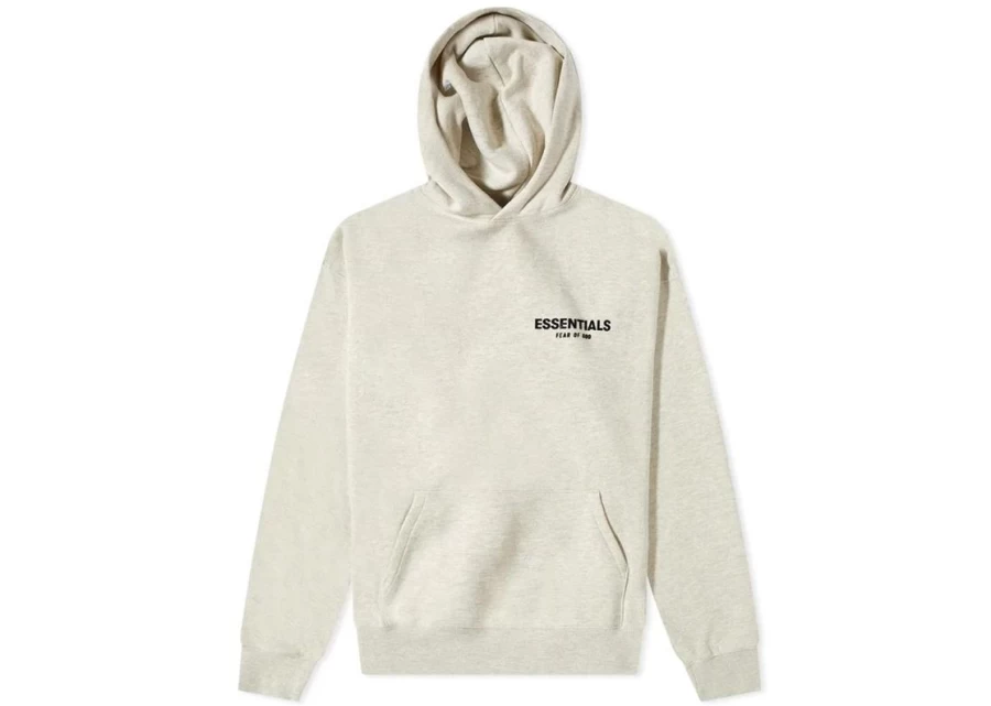 Essentials Unisex Light Oatmeal Hoodie - Comfortable Casual Pullover Sweatshirt