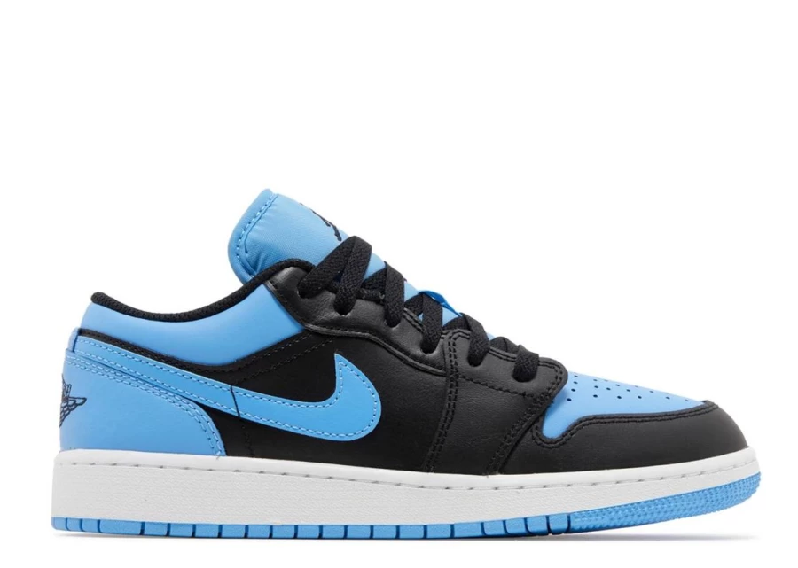 Air Jordan 1 Low 'University Blue Black' Kids GS Sneakers