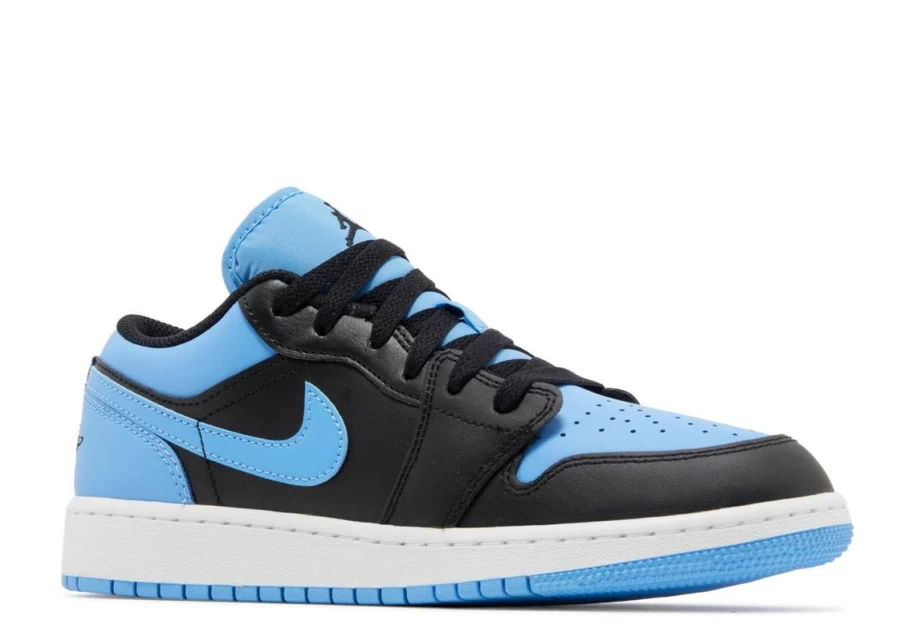 Air Jordan 1 Low 'University Blue Black' Kids GS Sneakers