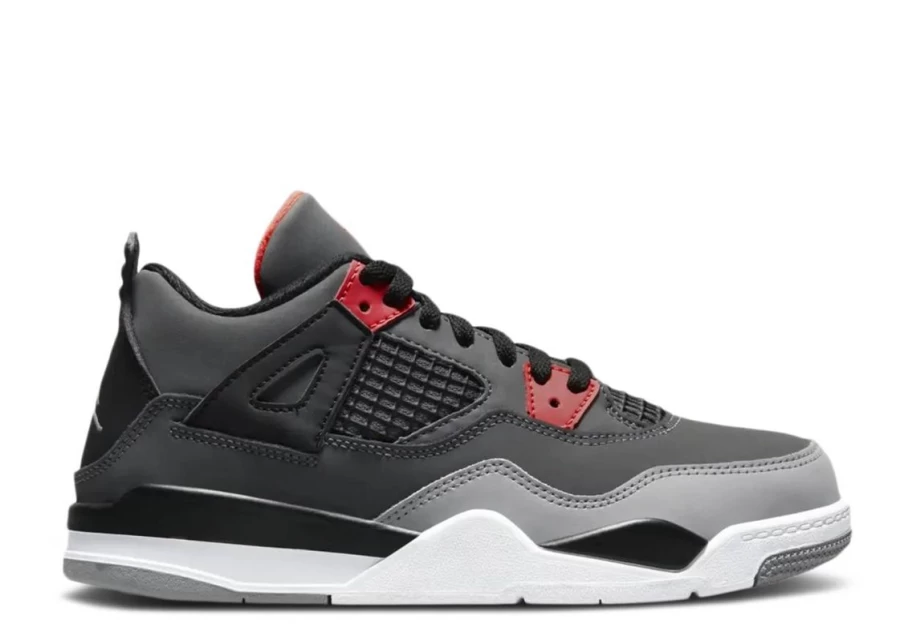Air Jordan 4 Retro 'Infrared' Kids (PS) - Boys & Girls Basketball Shoes