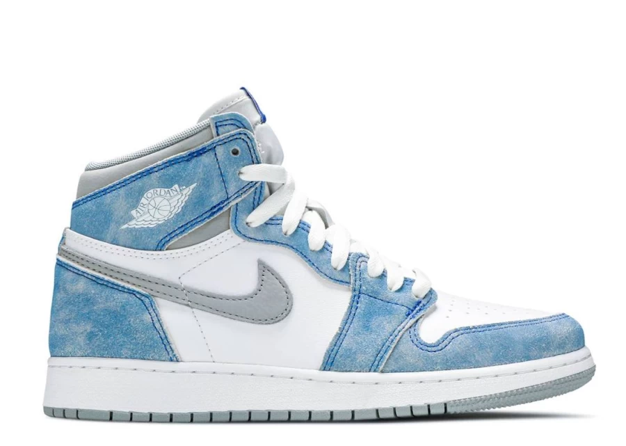 Air Jordan 1 Retro High OG 'Hyper Royal' Kids GS Sneakers