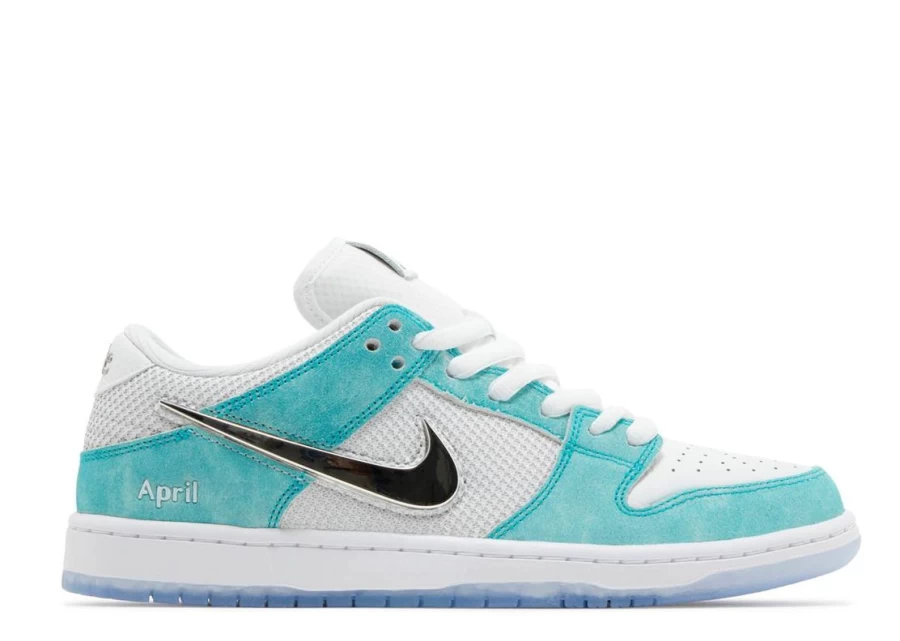 Nike SB Dunk Low 'Turbo Green' April Skateboards Collaboration Kids Sneakers PS