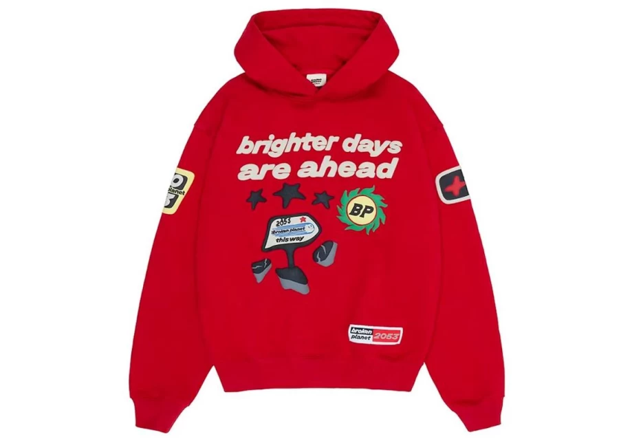 Broken Planet Market Unisex 'Brighter Days Are Ahead' Hoodie - Comfortable Streetwear Pullover