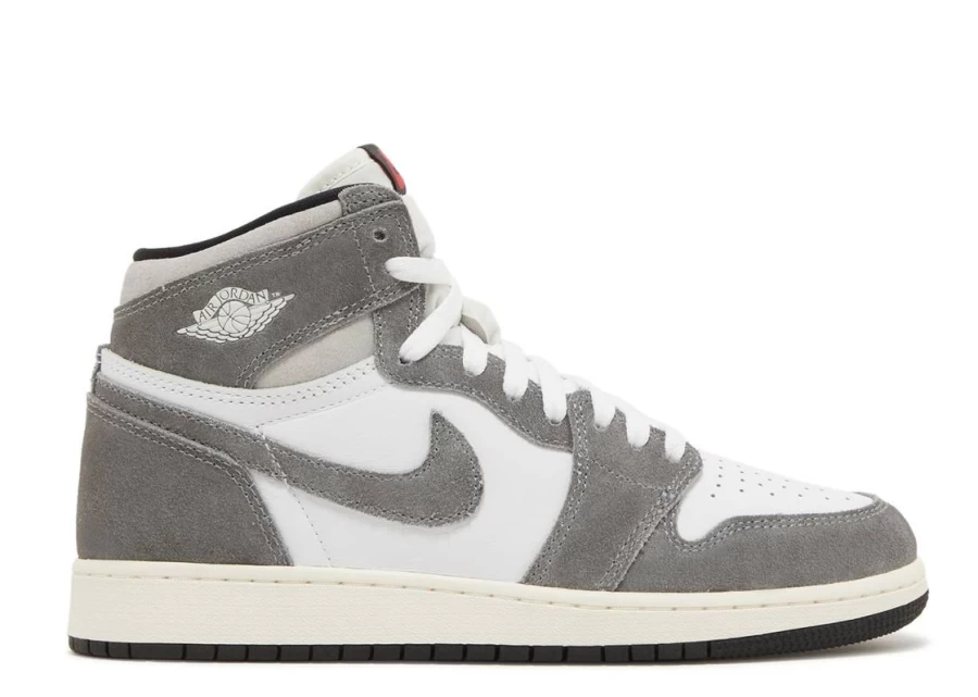 Air Jordan 1 Retro High 'Washed Black' Kids GS Sneakers
