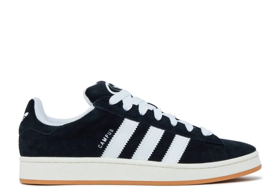 Adidas Campus 00S Women's Sneakers Black White Gum Sole
