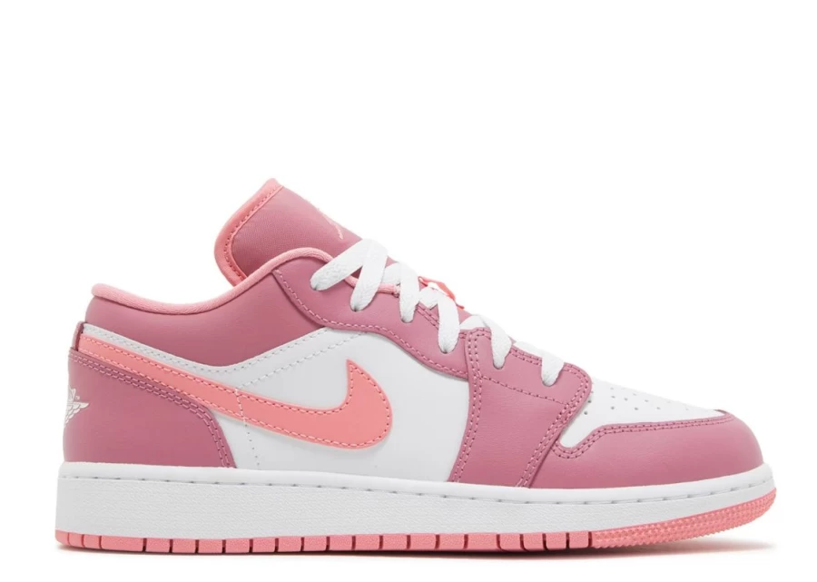 Air Jordan 1 Low 'Desert Berry' Kids GS Sneakers for Girls & Boys