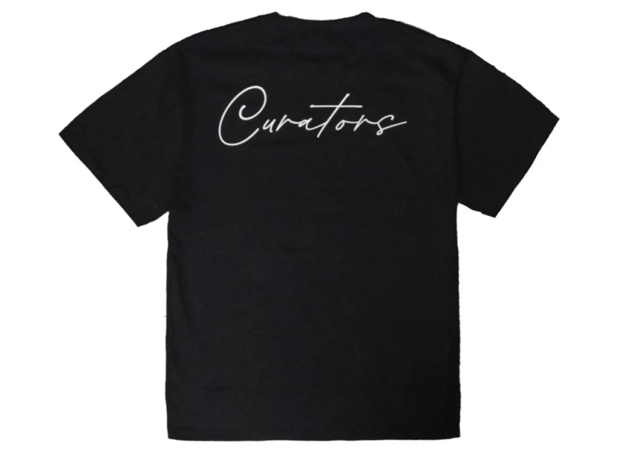 "Unisex Curators Brand Black T-Shirt - Premium Cotton Tee for Men & Women"
