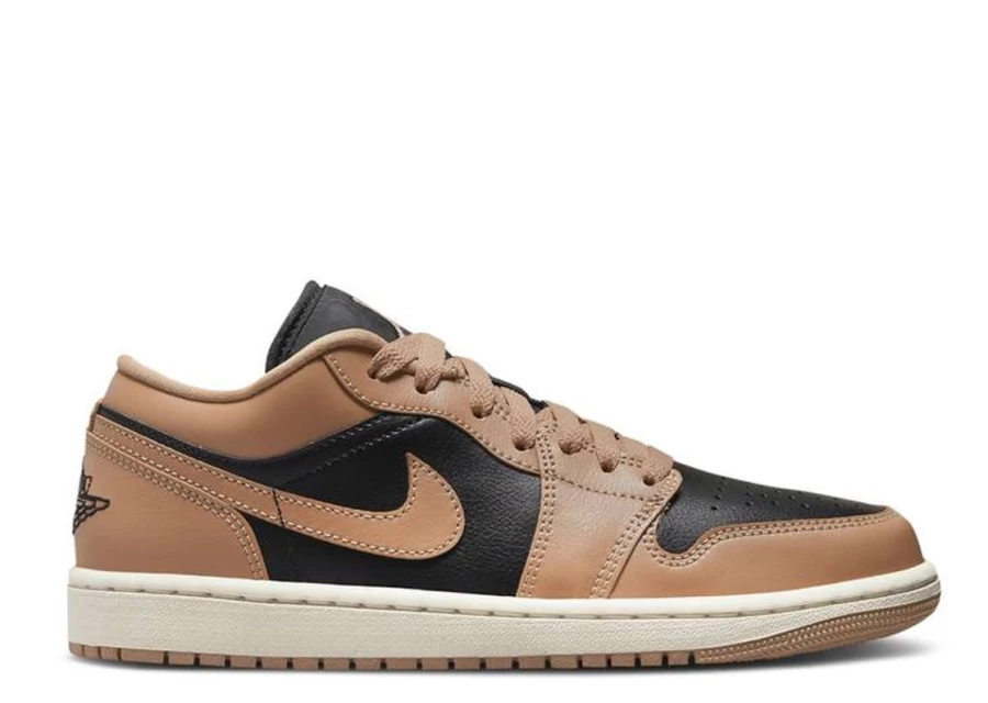 Air Jordan 1 Low 'Desert Black' Women's Sneakers