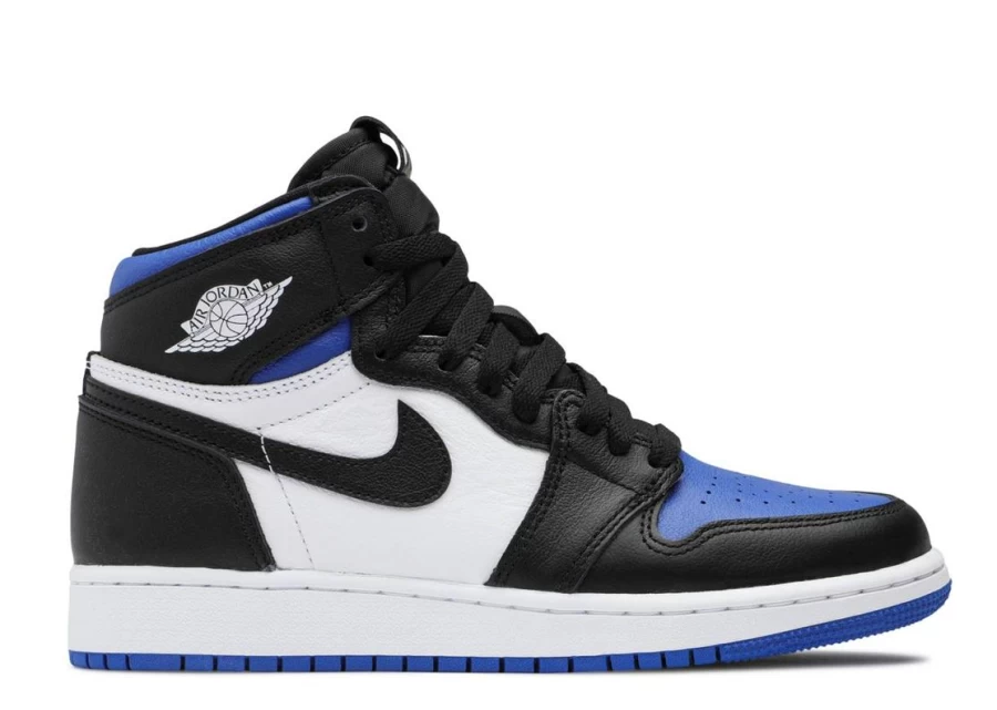 Air Jordan 1 Retro High OG 'Royal Blue' Kids GS Basketball Shoes