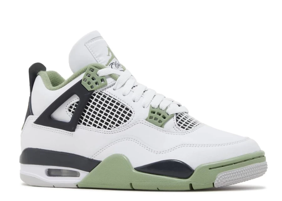 Air Jordan 4 Retro 'Seafoam' Women's Sneakers - Official Release