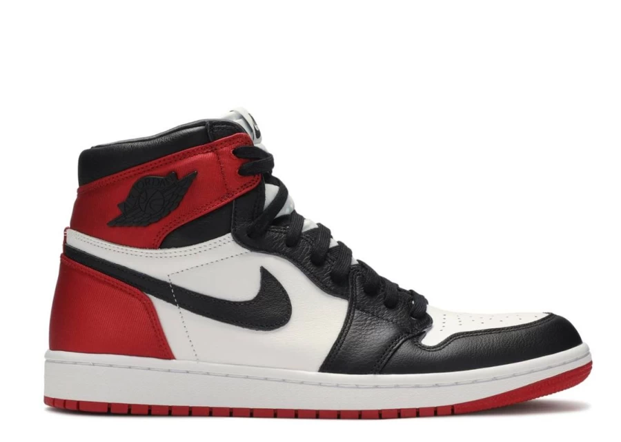 Air Jordan 1 Retro High OG 'Satin Black Toe' Women's Sneakers