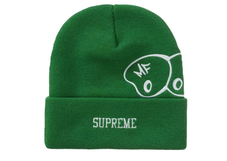 Supreme MF DOOM Unisex Beanie Skull Cap (Green)
